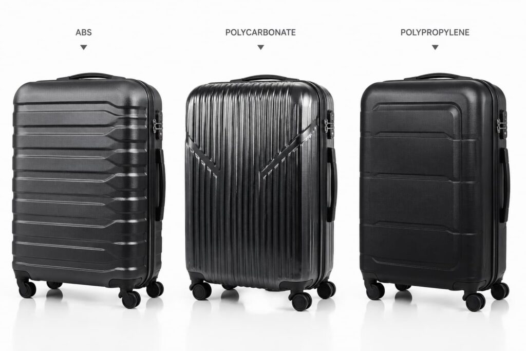 Materiales de la maleta siglas y significados - Comparativa de materiales rígidos