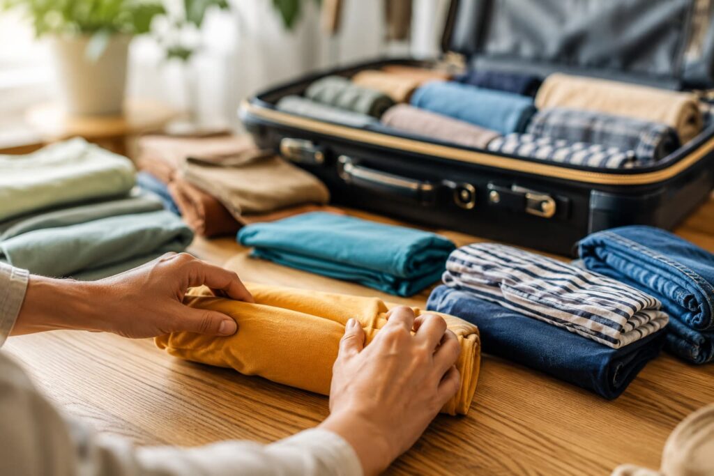 Cómo organizar una maleta - Preparación de la ropa