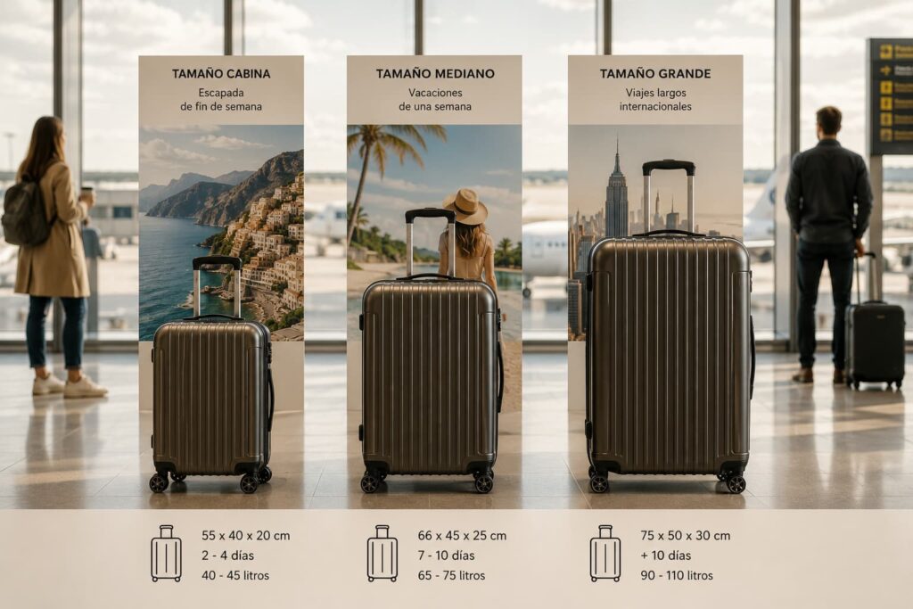Error 2 · Elegir un tamaño que no corresponde a tus viajes